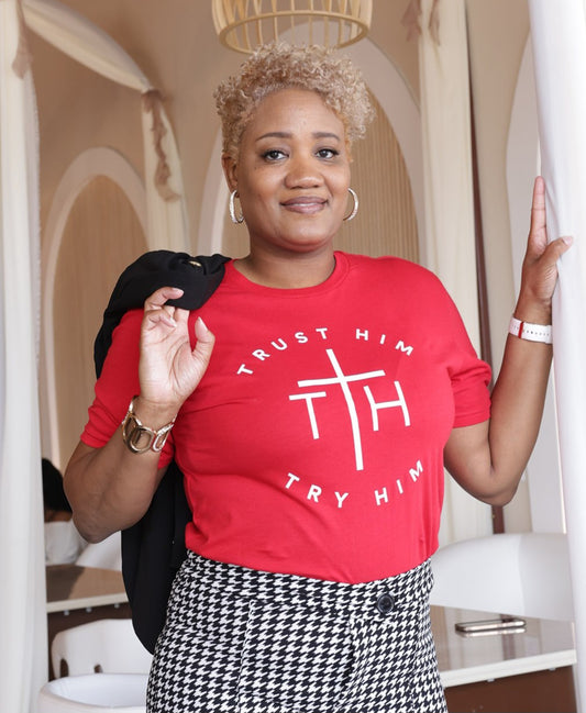 Trust Him Try Him - Classic Tee Front + Back